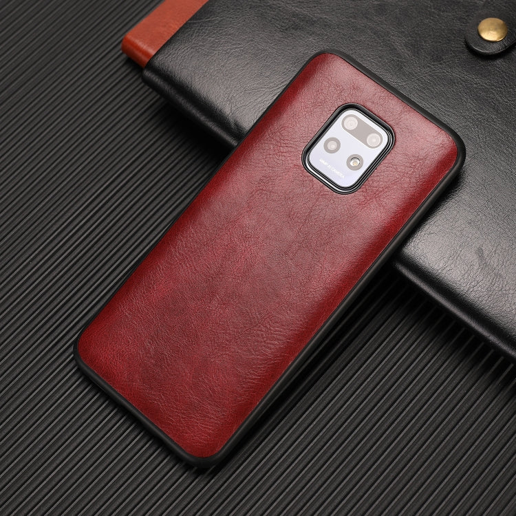 For Xiaomi Redmi 10X Pro Crazy Horse Textured Calfskin PU+PC+TPU Case