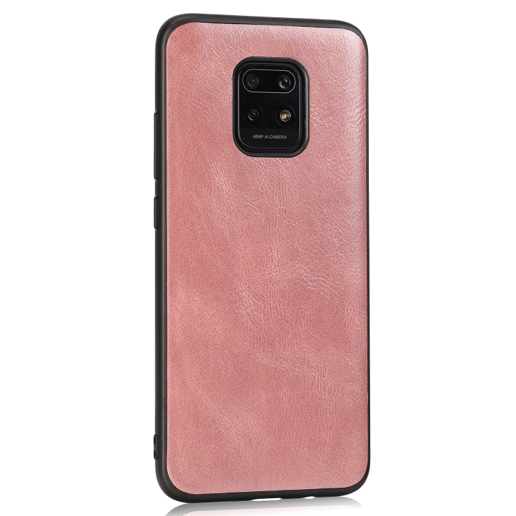 For Xiaomi Redmi 10X Pro Crazy Horse Textured Calfskin PU+PC+TPU Case