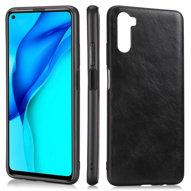 For Huawei Maimang 9 / Mate 40 Lite Crazy Horse Textured Calfskin PU+PC+TPU Case
