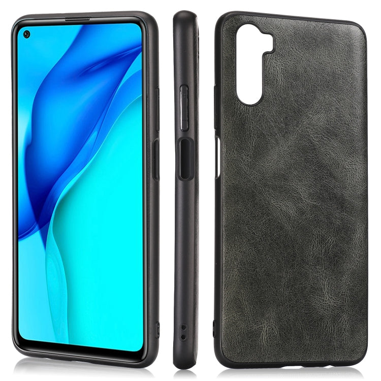 For Huawei Maimang 9 / Mate 40 Lite Crazy Horse Textured Calfskin PU+PC+TPU Case