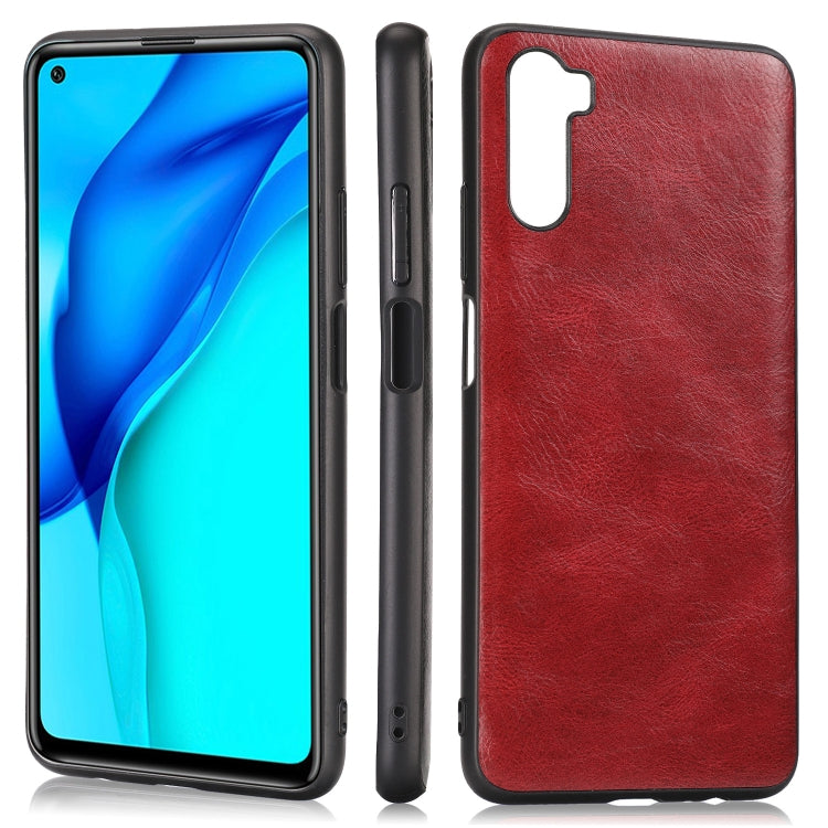 For Huawei Maimang 9 / Mate 40 Lite Crazy Horse Textured Calfskin PU+PC+TPU Case
