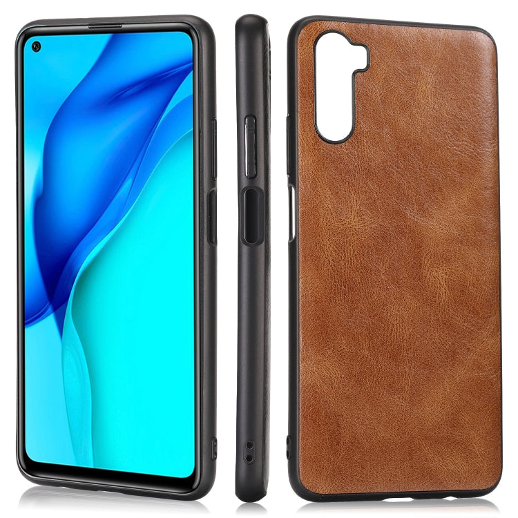 For Huawei Maimang 9 / Mate 40 Lite Crazy Horse Textured Calfskin PU+PC+TPU Case