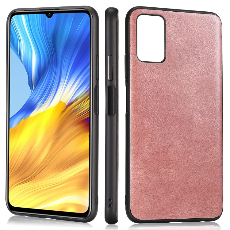 For Huawei Honor X10 Max 5G Crazy Horse Textured Calfskin PU+PC+TPU Case