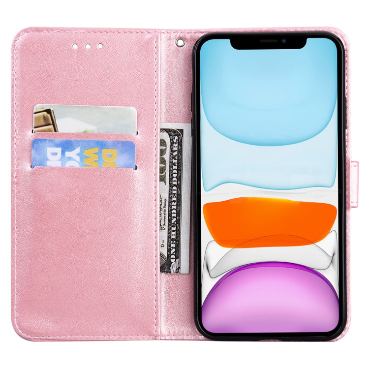 For Samsung Galaxy S9+ Embossing Tower Butterflies Pattern Horizontal Flip PU Leather Case with Holder & Card Slot & Wallet