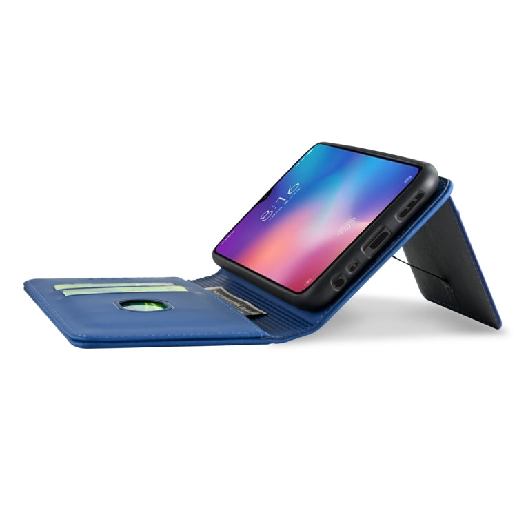 For Xiaomi Redmi 9 Strong Magnetism Shockproof Horizontal Flip Liquid Feel Leather Case with Holder & Card Slots & Wallet