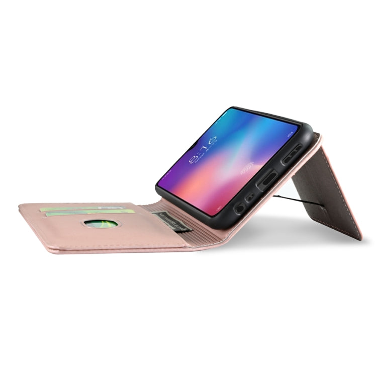 For Xiaomi Redmi 9 Strong Magnetism Shockproof Horizontal Flip Liquid Feel Leather Case with Holder & Card Slots & Wallet