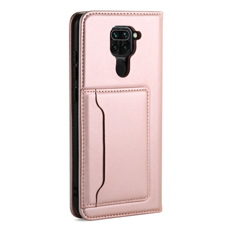For Xiaomi Redmi 10X 4G Strong Magnetism Shockproof Horizontal Flip Liquid Feel Leather Case with Holder & Card Slots & Wallet