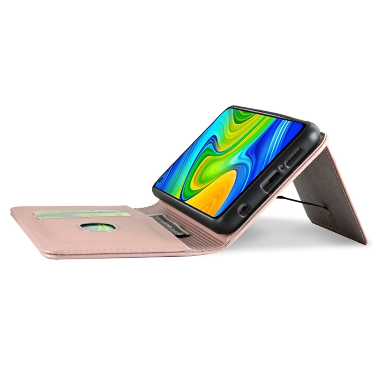 For Xiaomi Redmi 10X 4G Strong Magnetism Shockproof Horizontal Flip Liquid Feel Leather Case with Holder & Card Slots & Wallet