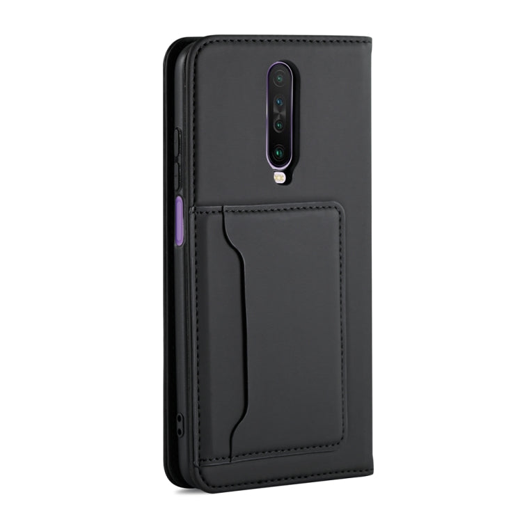 For Xiaomi Redmi K30 / K30 5G / Poco X2 Strong Magnetism Shockproof Horizontal Flip Liquid Feel Leather Case with Holder & Card Slots & Wallet