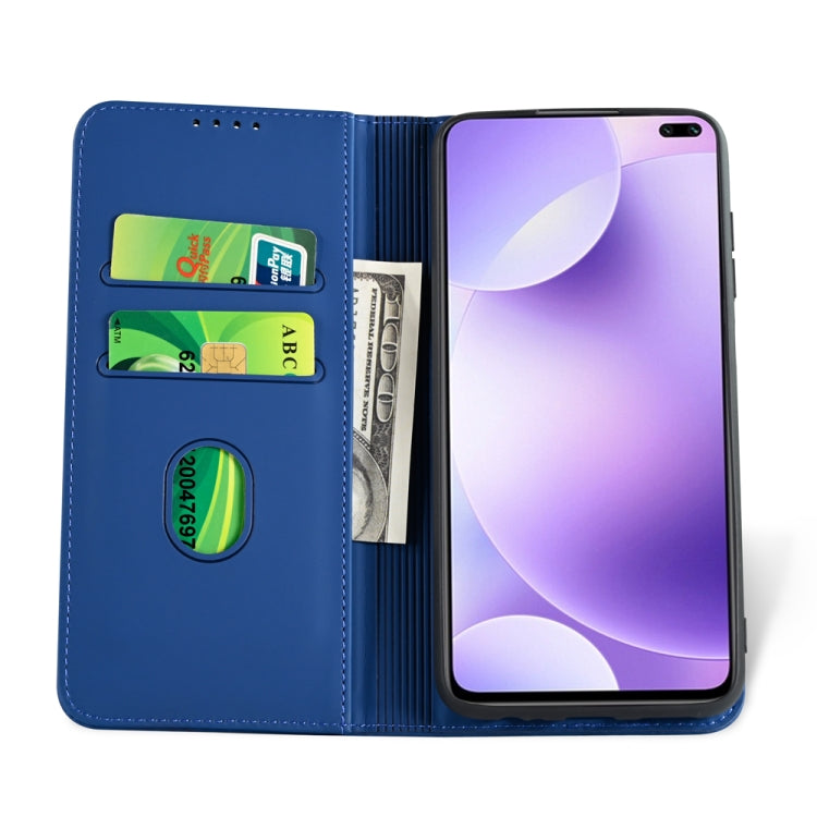 For Xiaomi Redmi K30 / K30 5G / Poco X2 Strong Magnetism Shockproof Horizontal Flip Liquid Feel Leather Case with Holder & Card Slots & Wallet