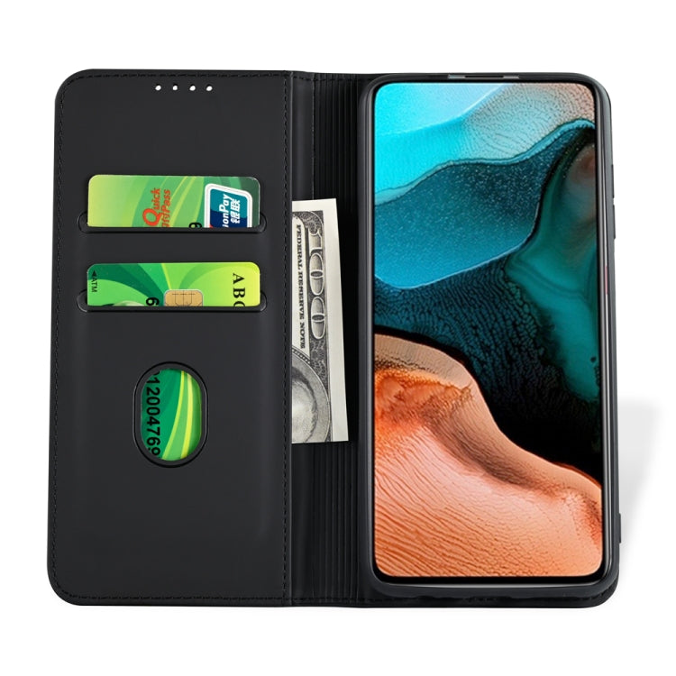 For Xiaomi Redmi K30 Pro / Poco F2 Pro Strong Magnetism Shockproof Horizontal Flip Liquid Feel Leather Case with Holder & Card Slots & Wallet