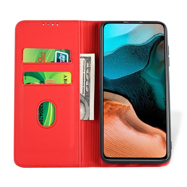 For Xiaomi Redmi K30 Pro / Poco F2 Pro Strong Magnetism Shockproof Horizontal Flip Liquid Feel Leather Case with Holder & Card Slots & Wallet