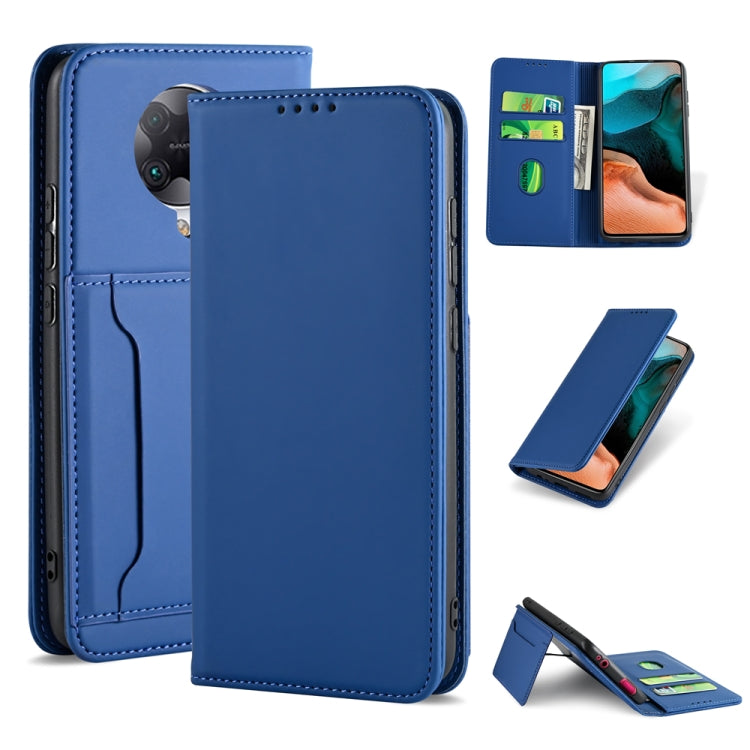 For Xiaomi Redmi K30 Pro / Poco F2 Pro Strong Magnetism Shockproof Horizontal Flip Liquid Feel Leather Case with Holder & Card Slots & Wallet