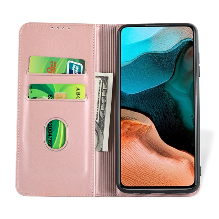 For Xiaomi Redmi K30 Pro / Poco F2 Pro Strong Magnetism Shockproof Horizontal Flip Liquid Feel Leather Case with Holder & Card Slots & Wallet