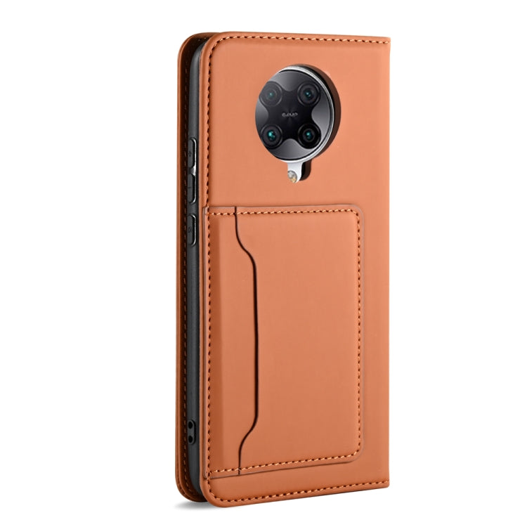 For Xiaomi Redmi K30 Pro / Poco F2 Pro Strong Magnetism Shockproof Horizontal Flip Liquid Feel Leather Case with Holder & Card Slots & Wallet