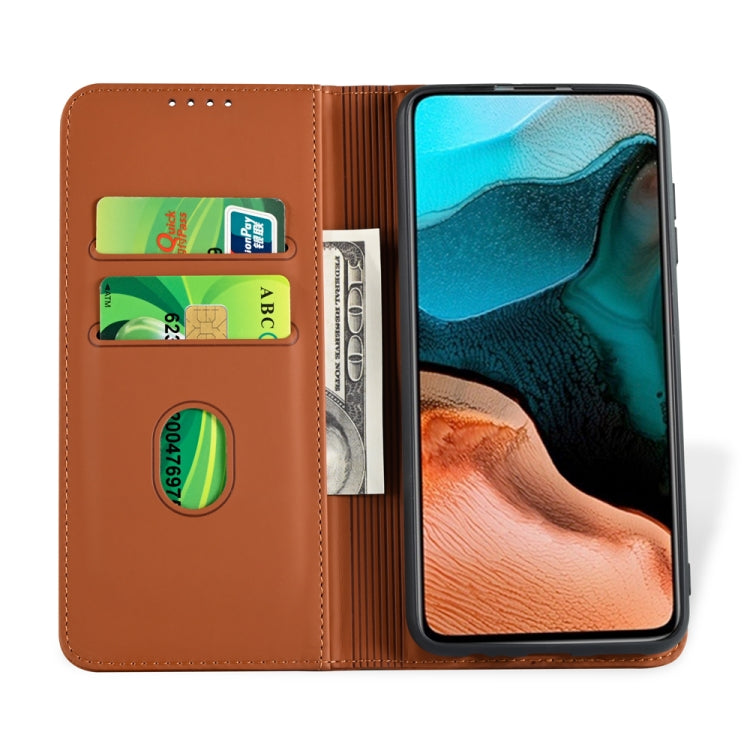 For Xiaomi Redmi K30 Pro / Poco F2 Pro Strong Magnetism Shockproof Horizontal Flip Liquid Feel Leather Case with Holder & Card Slots & Wallet
