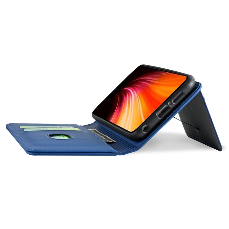 For Xiaomi Redmi Note 8 Strong Magnetism Shockproof Horizontal Flip Liquid Feel Leather Case with Holder & Card Slots & Wallet