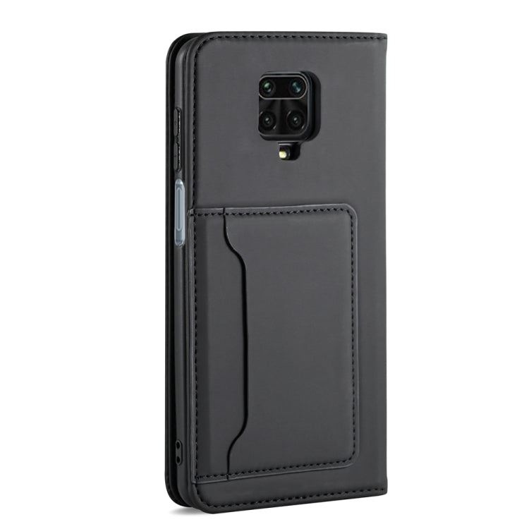 For Xiaomi Redmi Note 9 Pro / Note 9 Pro Max / Note 9s / Poco M2 Pro Strong Magnetism Shockproof Horizontal Flip Liquid Feel Leather Case with Holder & Card Slots & Wallet