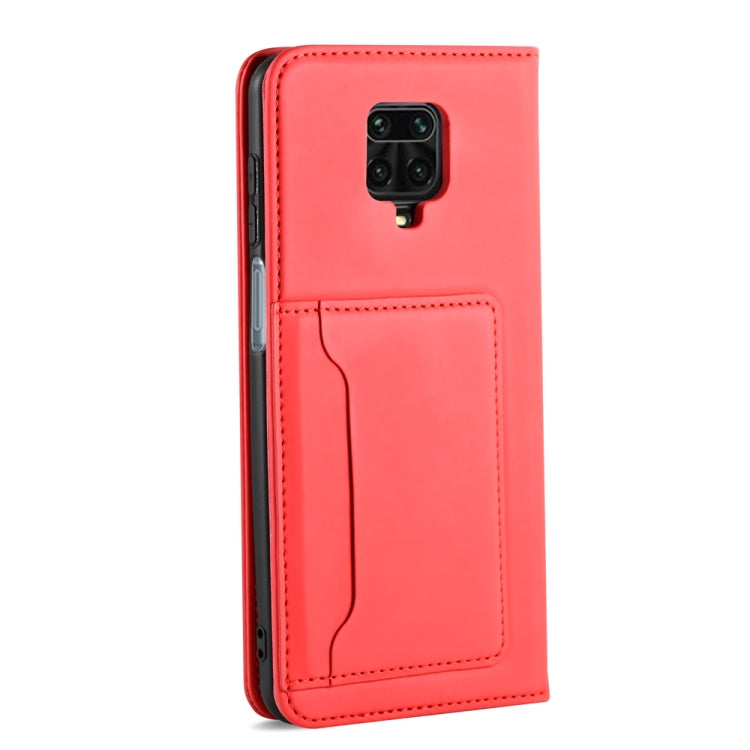 For Xiaomi Redmi Note 9 Pro / Note 9 Pro Max / Note 9s / Poco M2 Pro Strong Magnetism Shockproof Horizontal Flip Liquid Feel Leather Case with Holder & Card Slots & Wallet