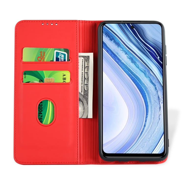 For Xiaomi Redmi Note 9 Pro / Note 9 Pro Max / Note 9s / Poco M2 Pro Strong Magnetism Shockproof Horizontal Flip Liquid Feel Leather Case with Holder & Card Slots & Wallet