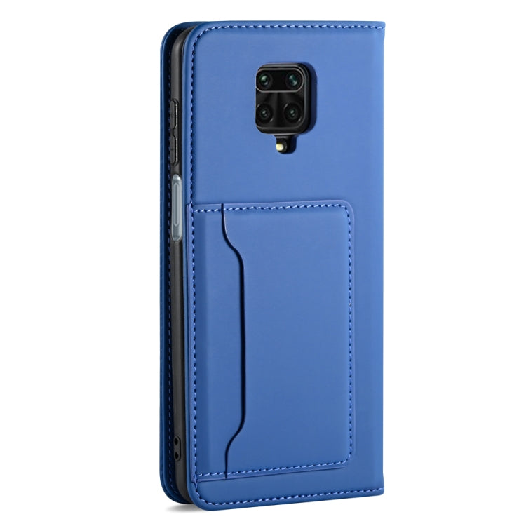 For Xiaomi Redmi Note 9 Pro / Note 9 Pro Max / Note 9s / Poco M2 Pro Strong Magnetism Shockproof Horizontal Flip Liquid Feel Leather Case with Holder & Card Slots & Wallet