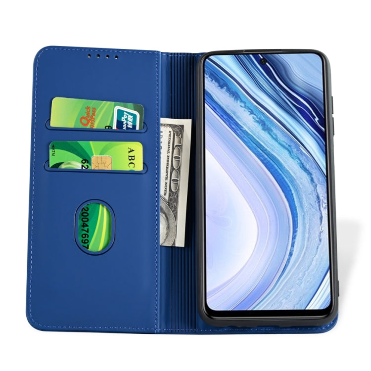 For Xiaomi Redmi Note 9 Pro / Note 9 Pro Max / Note 9s / Poco M2 Pro Strong Magnetism Shockproof Horizontal Flip Liquid Feel Leather Case with Holder & Card Slots & Wallet