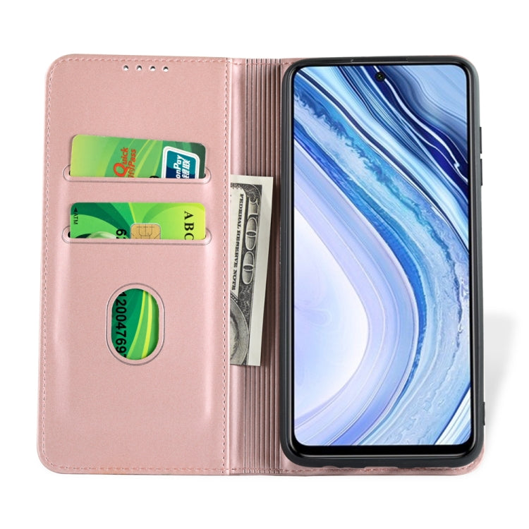 For Xiaomi Redmi Note 9 Pro / Note 9 Pro Max / Note 9s / Poco M2 Pro Strong Magnetism Shockproof Horizontal Flip Liquid Feel Leather Case with Holder & Card Slots & Wallet