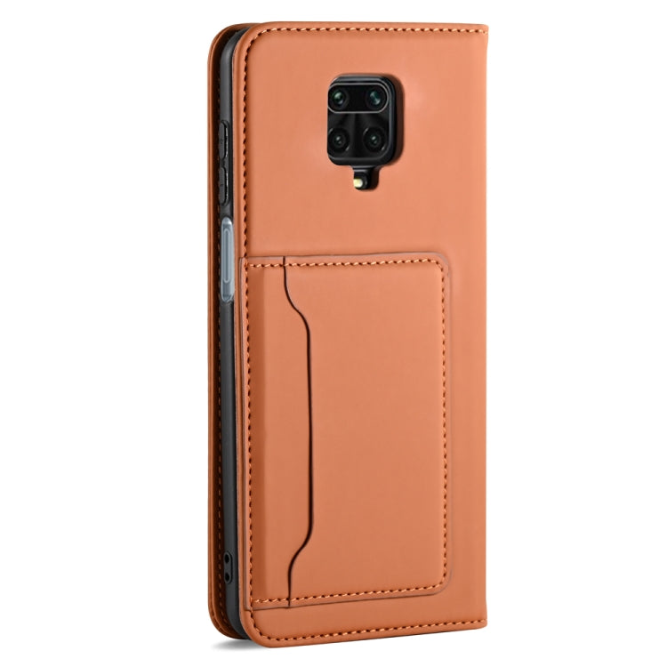 For Xiaomi Redmi Note 9 Pro / Note 9 Pro Max / Note 9s / Poco M2 Pro Strong Magnetism Shockproof Horizontal Flip Liquid Feel Leather Case with Holder & Card Slots & Wallet