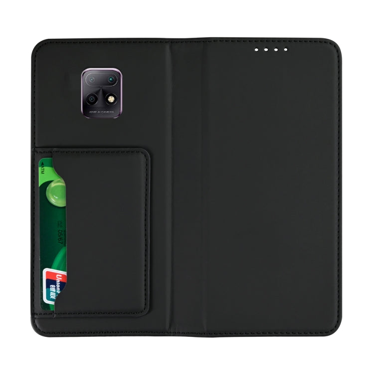 For Xiaomi Redmi 10X 5G Strong Magnetism Shockproof Horizontal Flip Liquid Feel Leather Case with Holder & Card Slots & Wallet