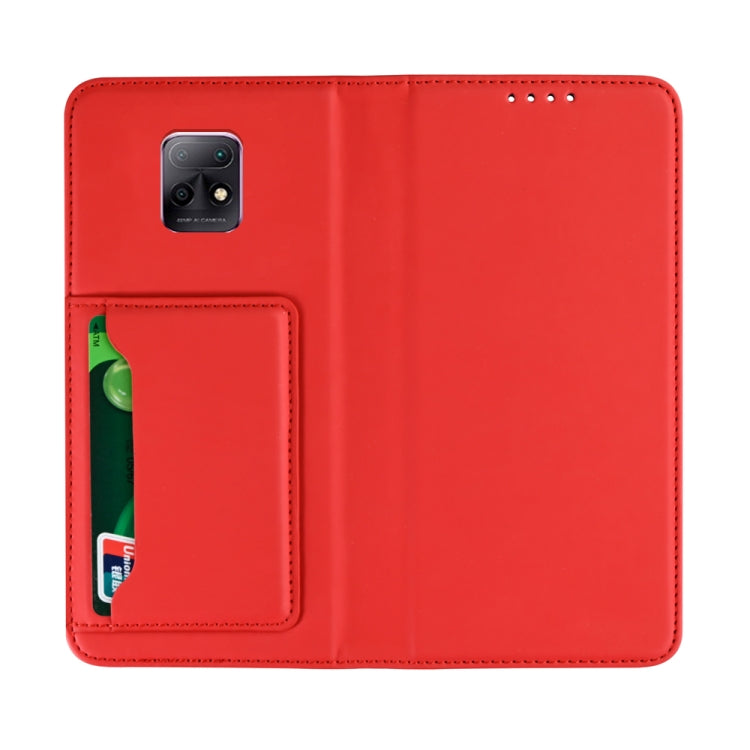 For Xiaomi Redmi 10X 5G Strong Magnetism Shockproof Horizontal Flip Liquid Feel Leather Case with Holder & Card Slots & Wallet