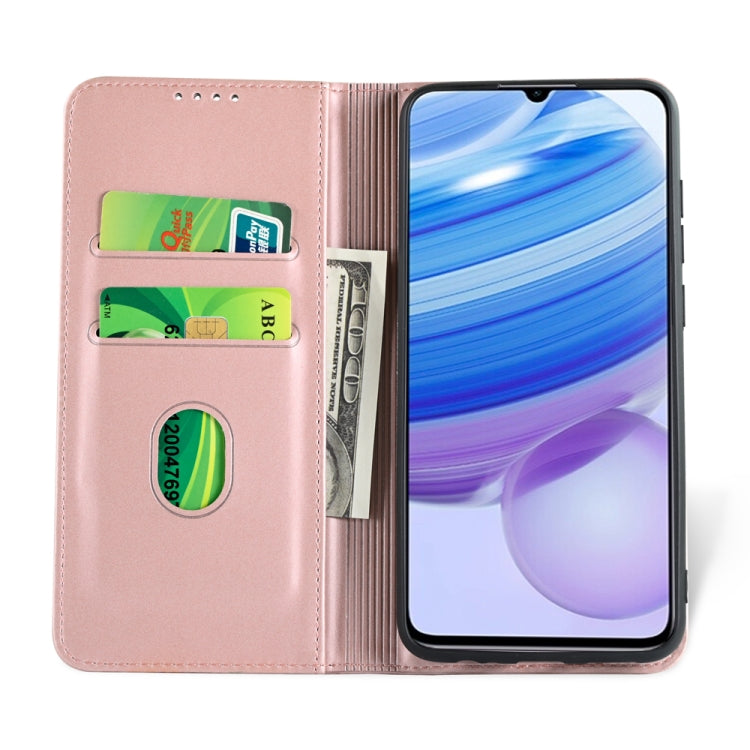 For Xiaomi Redmi 10X 5G Strong Magnetism Shockproof Horizontal Flip Liquid Feel Leather Case with Holder & Card Slots & Wallet