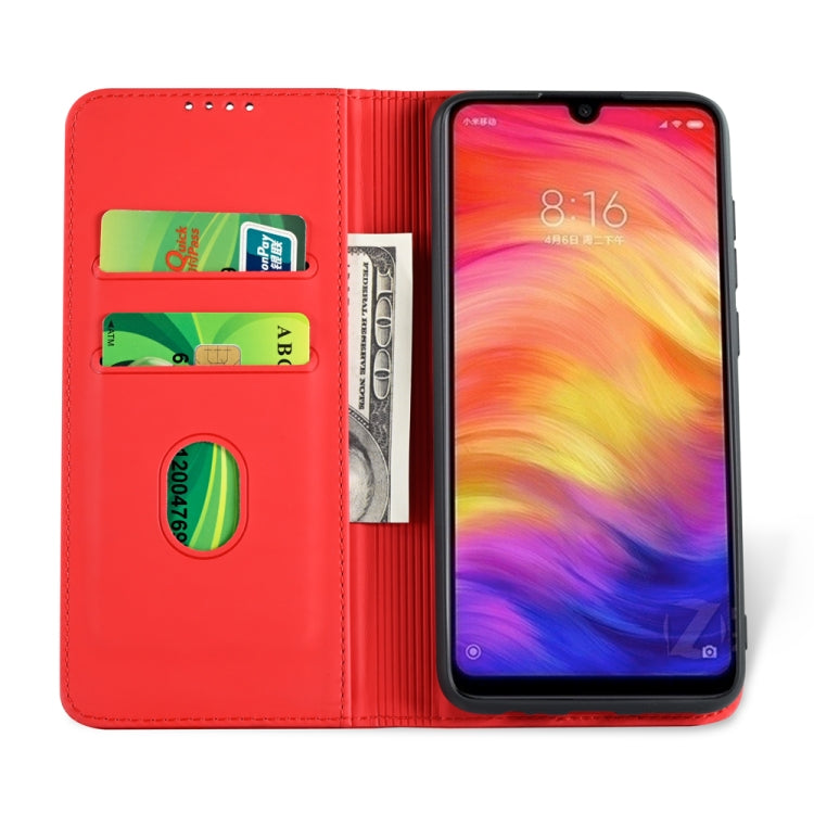 For Xiaomi Redmi Note 7 / 7 Pro / 7S Strong Magnetism Shockproof Horizontal Flip Liquid Feel Leather Case with Holder & Card Slots & Wallet