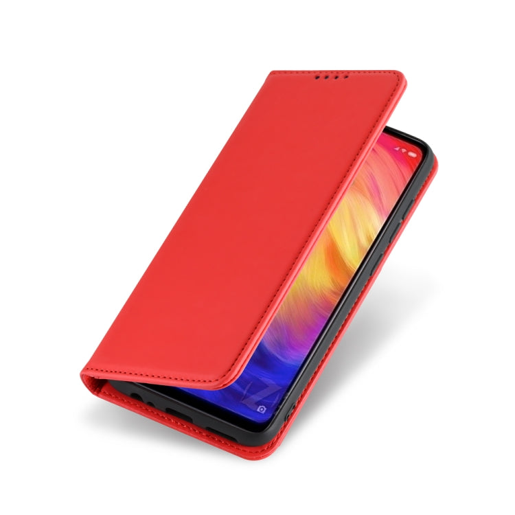 For Xiaomi Redmi Note 7 / 7 Pro / 7S Strong Magnetism Shockproof Horizontal Flip Liquid Feel Leather Case with Holder & Card Slots & Wallet