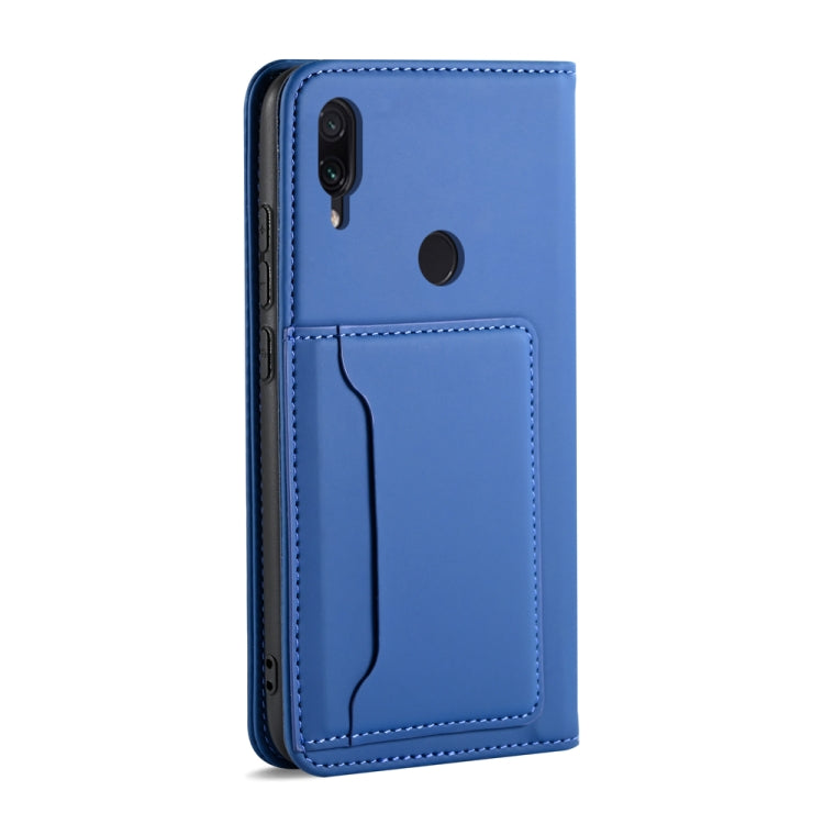 For Xiaomi Redmi Note 7 / 7 Pro / 7S Strong Magnetism Shockproof Horizontal Flip Liquid Feel Leather Case with Holder & Card Slots & Wallet