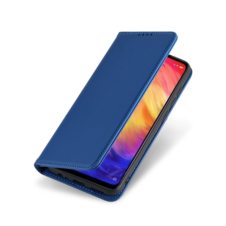 For Xiaomi Redmi Note 7 / 7 Pro / 7S Strong Magnetism Shockproof Horizontal Flip Liquid Feel Leather Case with Holder & Card Slots & Wallet