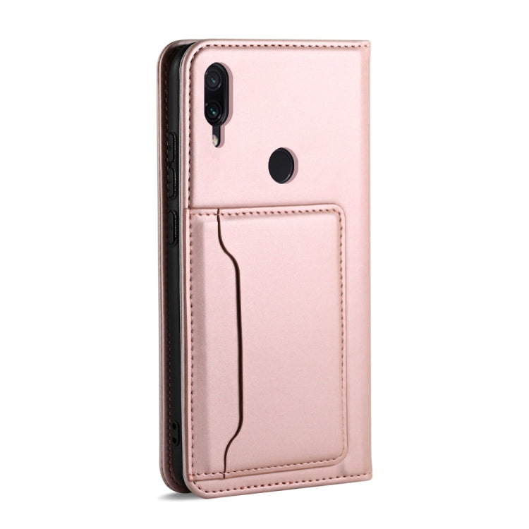 For Xiaomi Redmi Note 7 / 7 Pro / 7S Strong Magnetism Shockproof Horizontal Flip Liquid Feel Leather Case with Holder & Card Slots & Wallet