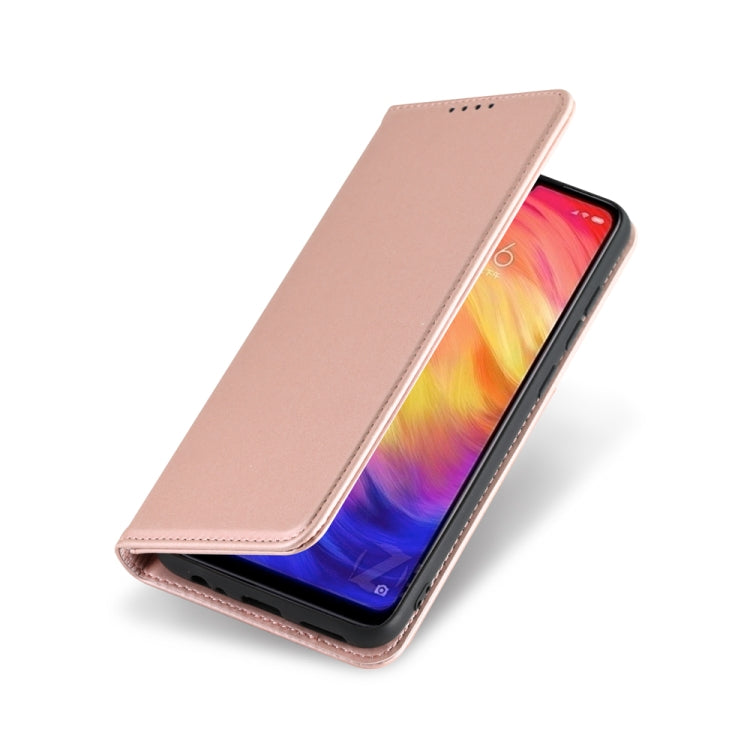 For Xiaomi Redmi Note 7 / 7 Pro / 7S Strong Magnetism Shockproof Horizontal Flip Liquid Feel Leather Case with Holder & Card Slots & Wallet