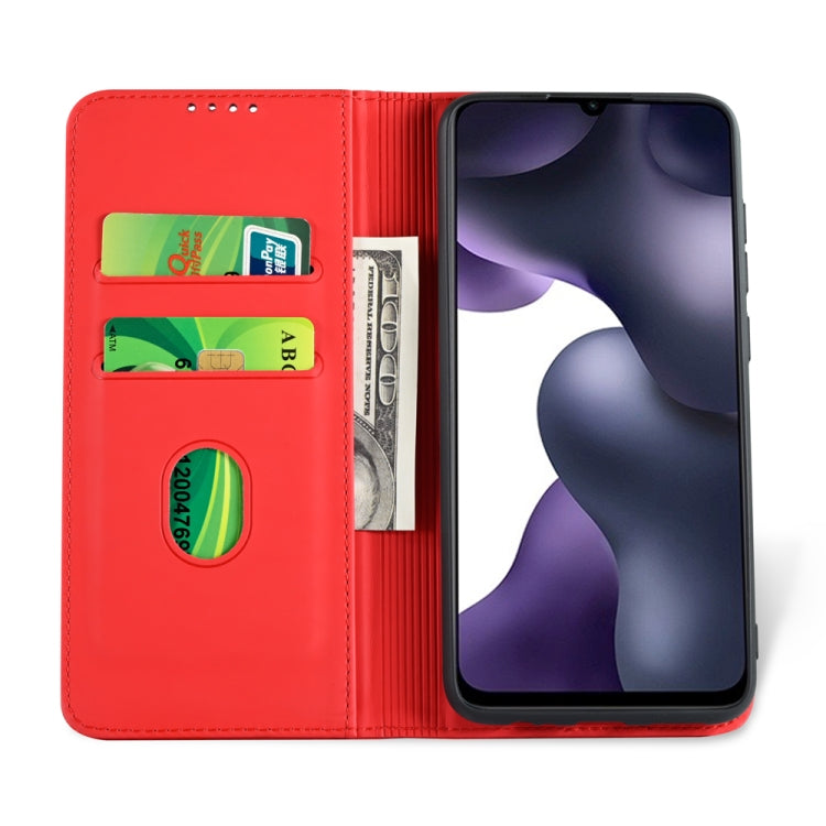 For Xiaomi Mi 10 Lite / 10 Youth 5G Strong Magnetism Shockproof Horizontal Flip Liquid Feel Leather Case with Holder & Card Slots & Wallet