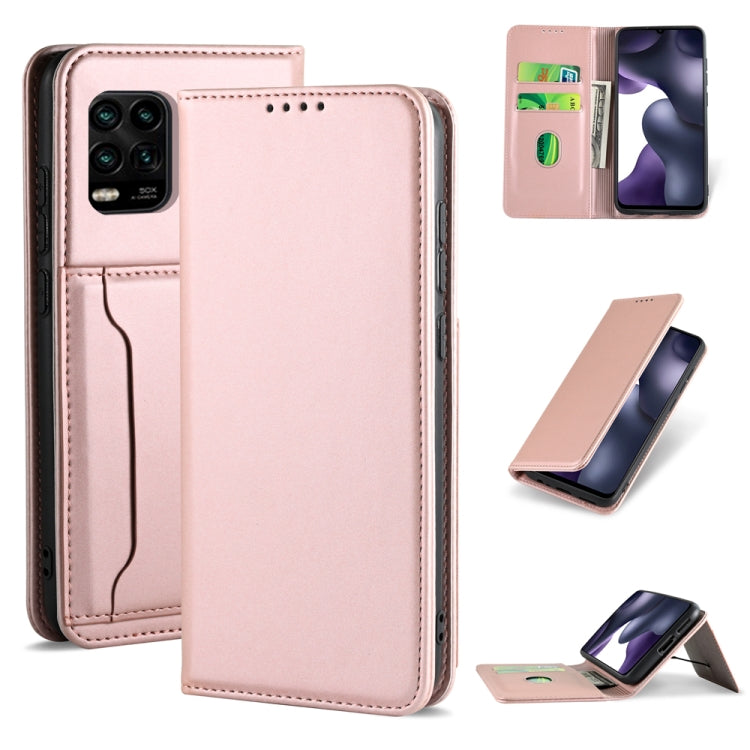 For Xiaomi Mi 10 Lite / 10 Youth 5G Strong Magnetism Shockproof Horizontal Flip Liquid Feel Leather Case with Holder & Card Slots & Wallet