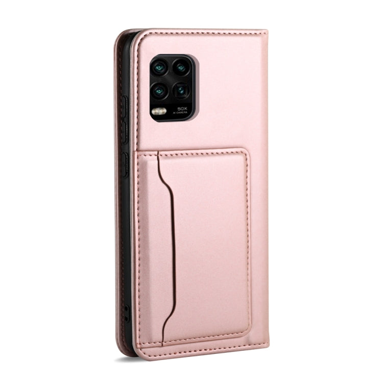For Xiaomi Mi 10 Lite / 10 Youth 5G Strong Magnetism Shockproof Horizontal Flip Liquid Feel Leather Case with Holder & Card Slots & Wallet