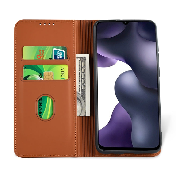 For Xiaomi Mi 10 Lite / 10 Youth 5G Strong Magnetism Shockproof Horizontal Flip Liquid Feel Leather Case with Holder & Card Slots & Wallet