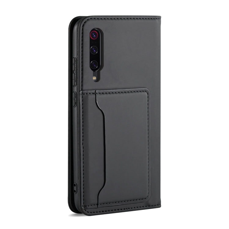 For Xiaomi Mi 9 Pro Strong Magnetism Shockproof Horizontal Flip Liquid Feel Leather Case with Holder & Card Slots & Wallet