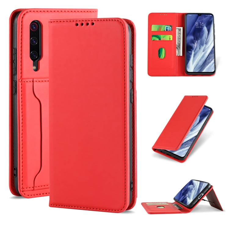 For Xiaomi Mi 9 Pro Strong Magnetism Shockproof Horizontal Flip Liquid Feel Leather Case with Holder & Card Slots & Wallet