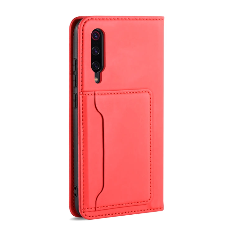 For Xiaomi Mi 9 Pro Strong Magnetism Shockproof Horizontal Flip Liquid Feel Leather Case with Holder & Card Slots & Wallet