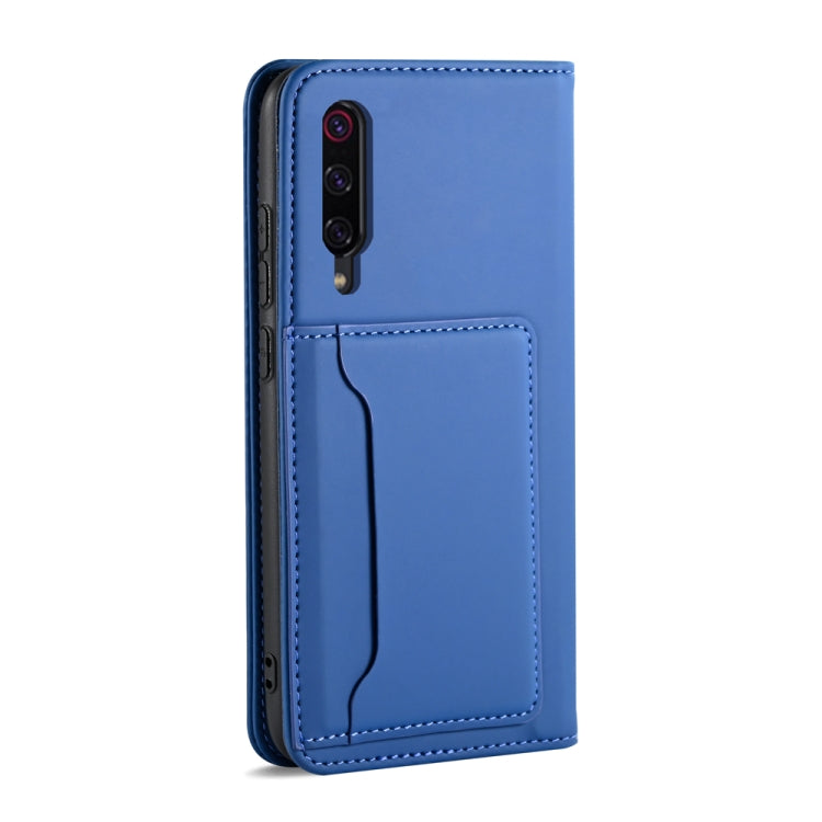 For Xiaomi Mi 9 Pro Strong Magnetism Shockproof Horizontal Flip Liquid Feel Leather Case with Holder & Card Slots & Wallet