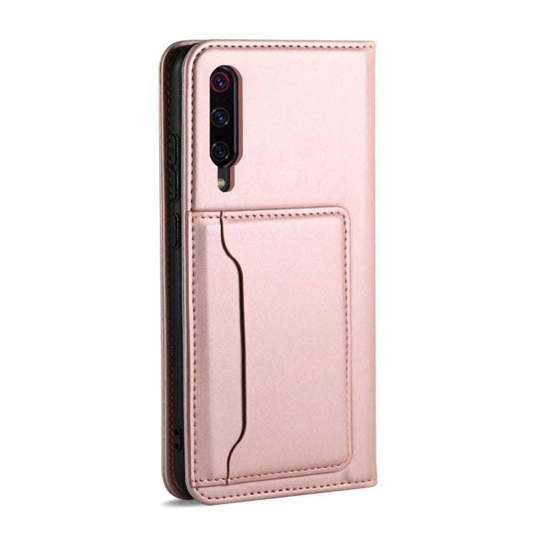 For Xiaomi Mi 9 Pro Strong Magnetism Shockproof Horizontal Flip Liquid Feel Leather Case with Holder & Card Slots & Wallet