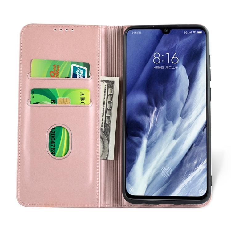 For Xiaomi Mi 9 Pro Strong Magnetism Shockproof Horizontal Flip Liquid Feel Leather Case with Holder & Card Slots & Wallet