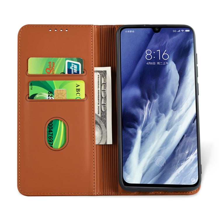 For Xiaomi Mi 9 Pro Strong Magnetism Shockproof Horizontal Flip Liquid Feel Leather Case with Holder & Card Slots & Wallet