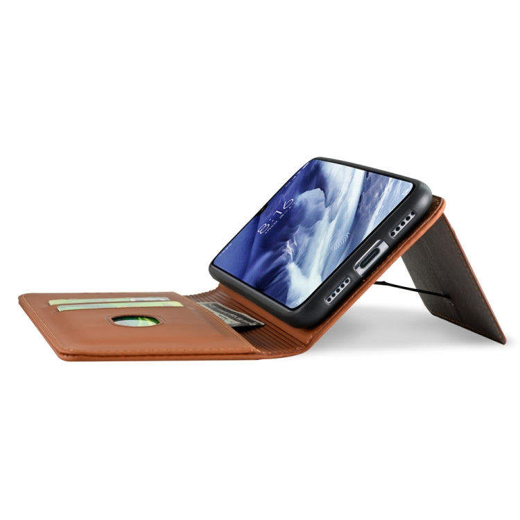 For Xiaomi Mi 9 Pro Strong Magnetism Shockproof Horizontal Flip Liquid Feel Leather Case with Holder & Card Slots & Wallet