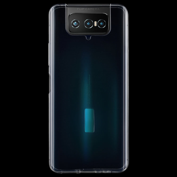For Asus Zenfone 7 ZS670KS 0.75mm Ultra-thin Transparent TPU Soft Protective Case